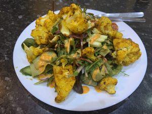 Cauliflower salad  at Dynamite Raw Cafe in Bury