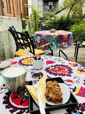 Perfect mid-morning break in a lovely setting! at Passiflora in Seaton