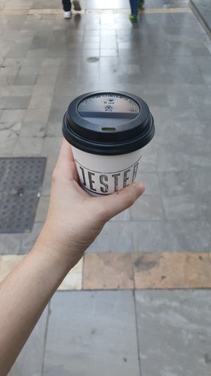 Oatly coffee at Jester in Sevilla