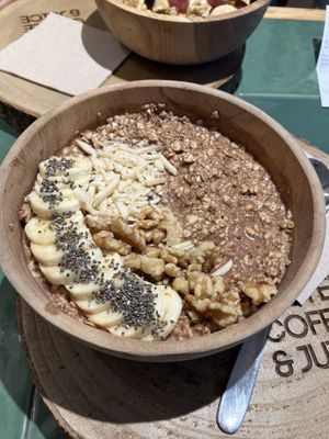 Choco porridge (without honey)  at Jester in Sevilla