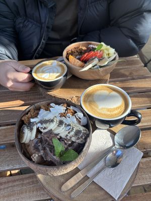 Peanut butter bowl & Acai bowls  at Jester in Sevilla