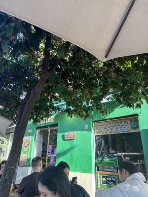 Outside seating  at Jester in Sevilla