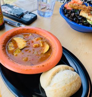 Veggie soup at Cafe Yumm in Eagle