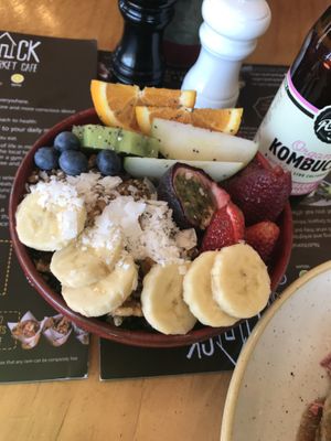 Acai super bowl  at The Shack in Penrith