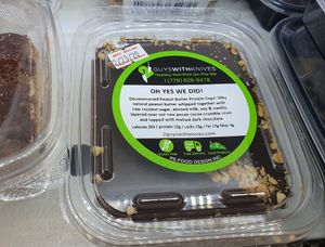 Vegan brownie at Body Energy Club - Davie St in Vancouver