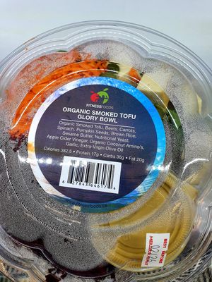 Tofu bowl at Body Energy Club - Davie St in Vancouver