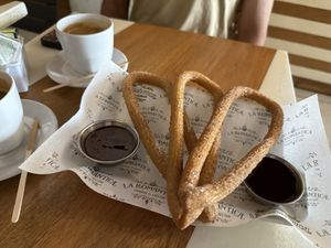 The best churros I’ve had!   at La Romántica in Puerto Vallarta