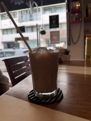 Vegan Iced Chai Latte   at La Romántica in Puerto Vallarta