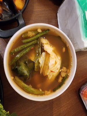 Sayur asem at Bakmie Garing Vegetarian in Jakarta
