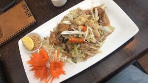 Pad Thai at Green's in Paihia