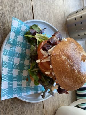 Vegan BLT   at Top Shop in Byron Bay