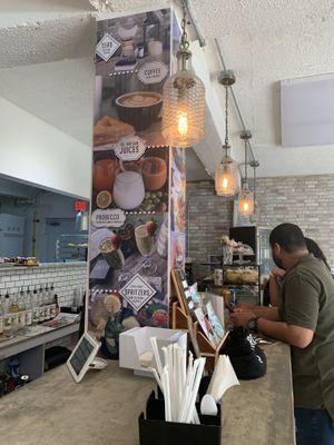 Inside  at Kudough's Donuts in San Juan