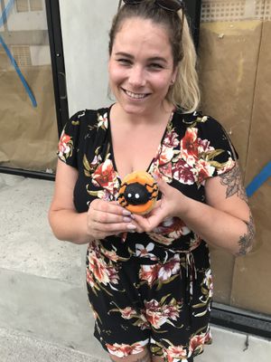 Spooky vegan donuts  at Kudough's Donuts in San Juan