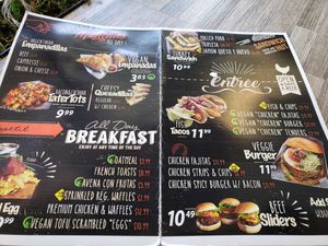 Menu at Kudough's Donuts in San Juan