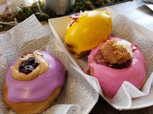 Vegan donuts at Kudough's Donuts in San Juan