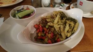 Pasta at The Mitre in Oxford