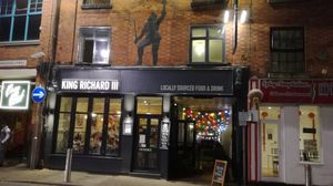 Street at King Richard III in Leicester