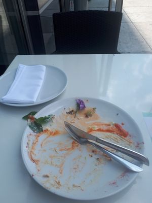 What's left of my Mr.Falafel. Regular here and continuing to come with friends for a great meal. Warmly recommend! at Vegessence in Belgrade