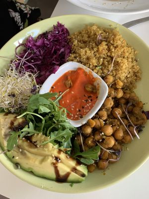 Buddha Bowl at Vegessence in Belgrade
