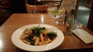 pasta and g&t at The Midway in Stockport