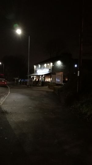 outside at The Midway in Stockport