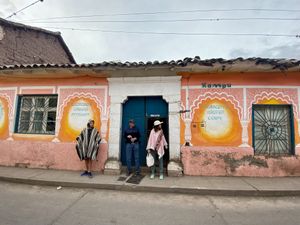 Outside the restaurant   at Kampu in Urubamba