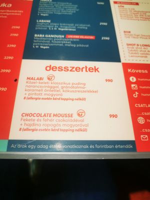  at Hummus Bar - Buda in Budapest