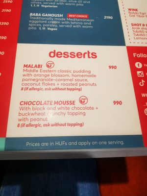  at Hummus Bar - Buda in Budapest