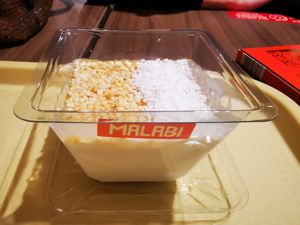 Malabi dessert ( at Hummus Bar - Buda in Budapest