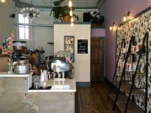 Great Decor at Story and Soil Coffee in Hartford