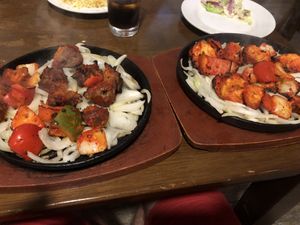 Mock Lamb and Mock Chicken Tikka at Parkfield Central in Wolverhampton