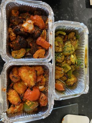 Vegan Lamb Tikka, Vegan Chicken Tikka, Tandoori Mushrooms   at Parkfield Central in Wolverhampton