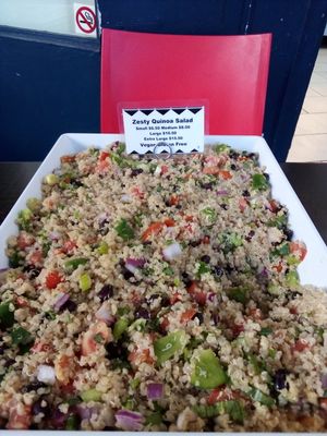 Quinoa salad (Vegan) at Lizzie Bay in Sydney