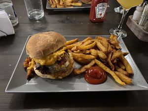   at Smokey Mountain Bar & Grill in Bansko