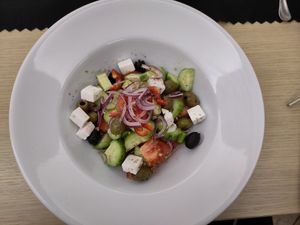 Greek Salad at Smokey Mountain Bar & Grill in Bansko