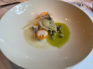 Part of 10-part tasting menu at Kop van 't Land in Dordrecht