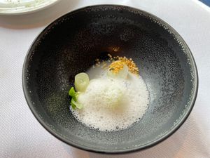 Part of 10-part tasting menu at Kop van 't Land in Dordrecht