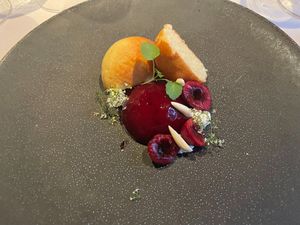 Dessert (part of 10-part tasting menu) at Kop van 't Land in Dordrecht