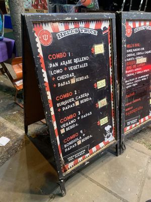 Menu at Hells Truck - Food Truck in Rosario