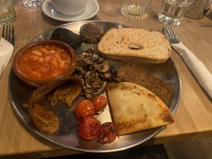   at The Glad Cafe in Glasgow