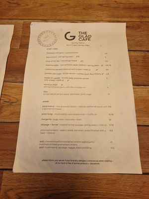  at The Glad Cafe in Glasgow