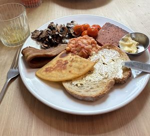 The Glad breakfastt  at The Glad Cafe in Glasgow