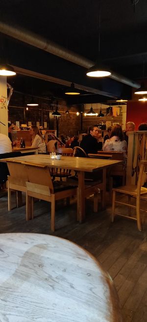 Chilling at The Glad Cafe in Glasgow