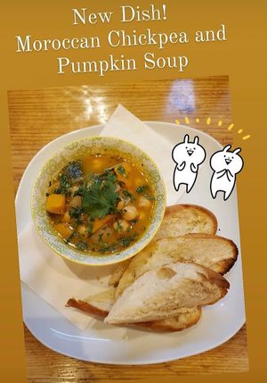 Soup  at Falafel Sababa in Osaka