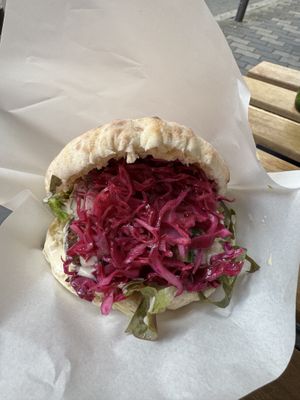   at Falafel Sababa in Osaka