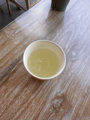 Homemade lemonade   at Mundo's in Tenerife