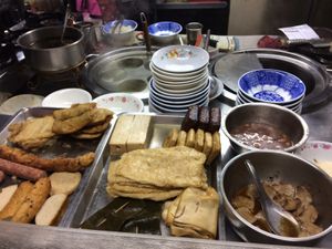 vegan "meats" at JíXiáng SùShí in Taichung