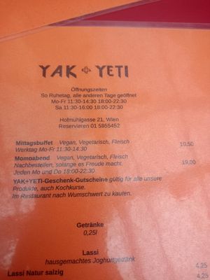 at YAK + YETI in Vienna