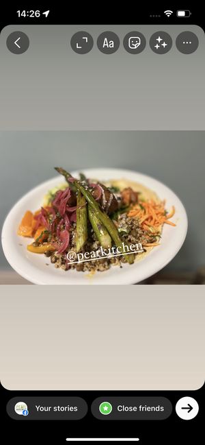 Buddha. Changes regularly   at Pear Kitchen in Cowbridge