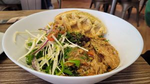 Stew and Waffles at Pear Kitchen in Cowbridge